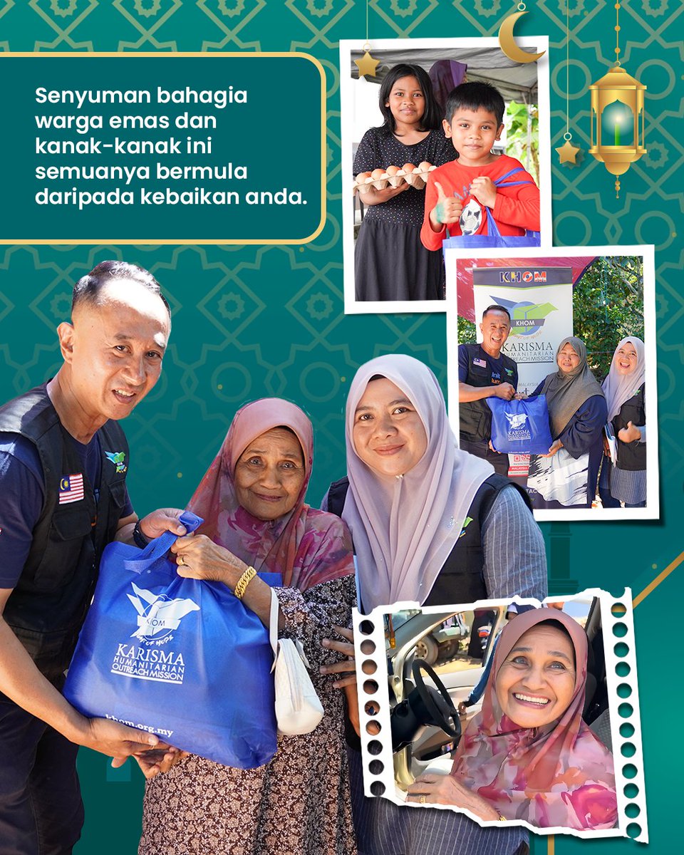 helpkhom's tweet photo. Agihan pek makanan raya ini
membawa senyuman yang bermakna.
Terima kasih rakyat Malaysia atas keprihatinan.
Kerana anda, mereka turut merasai indahnya raya. 🤍

#ukiransenyuman #khomraya #raya2026 https://t.co/J2SGWZtCDb