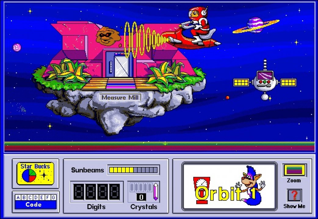 Pickle2Tickle_'s tweet photo. @Erick_Srmon This is Treasure Galaxy and it is not the game I played. You started on a spaceship and walked around, never flying on a space scooter. 

Thanks for trying to guess. https://t.co/A2UE9A59ku