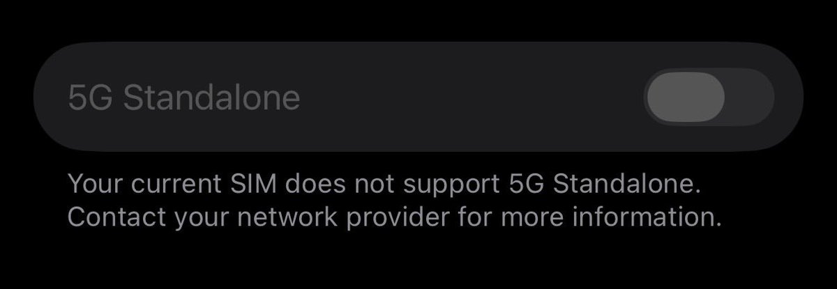 aimanabdullah95's tweet photo. Halu @umobile, untuk dapatkan 5G stand-alone ios 26.4, user kena buat pape ke atau kena pergi center ke untuk dapatkan 5G stand-alone? https://t.co/RicdaBQwBO