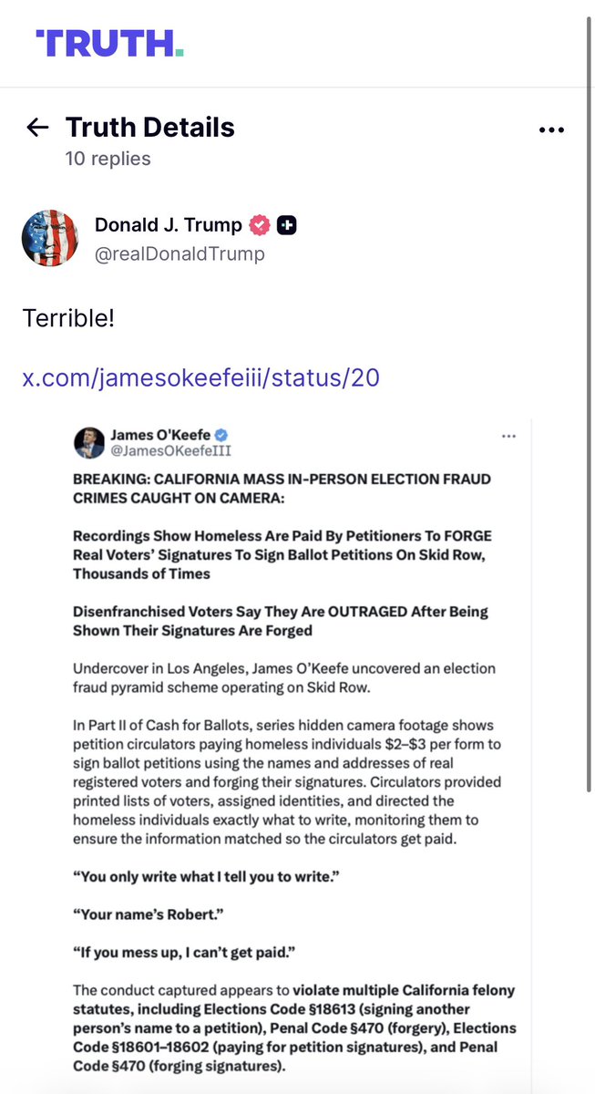 James O'Keefe tweet media