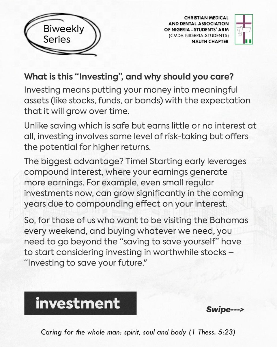 cmda_nauth's tweet photo. Why do some investors scale while others stay stagnant? It’s all about the "Starter Pack." 🧰
Investing 101: The Elon Musk Starter Pack. 🚀
Stop letting your money sit idle—start thinking like a builder. 📈
Full breakdown below! 👇🧵
#Investing101  #Financialliteracy #CMDA https://t.co/qQx62xAZft