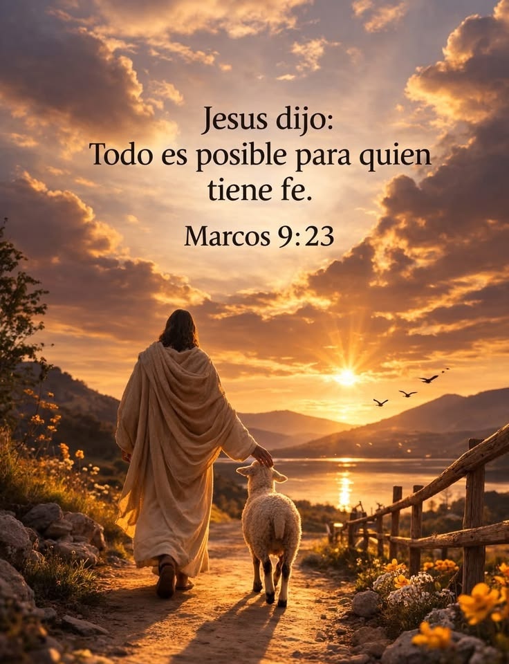 Todo es posible para quien tiene fe✨
