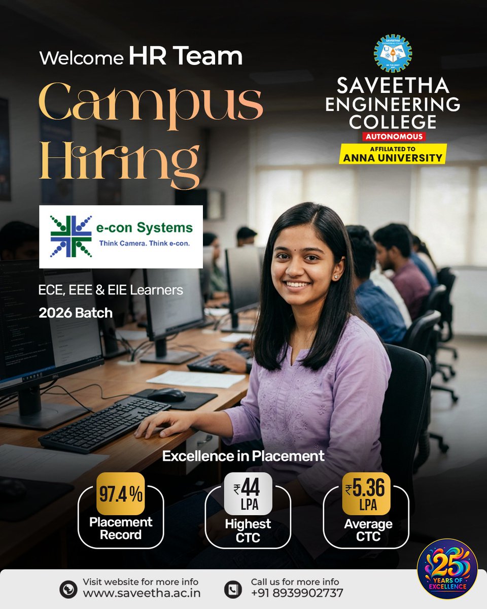 Saveetha Engineering College tweet media