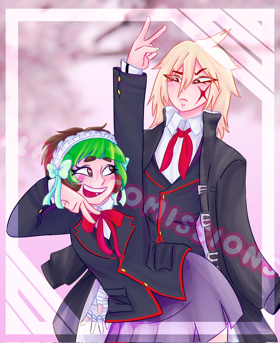 FlamingoNW_'s tweet photo. ✨‼️CREDIT TO THE CREATORS OF THESE OCs‼️✨
Want a commission? DM me!
#ocart #digitalarwork #art #selfinsert #shipping #love #comms #commisionsopen #takingcomms https://t.co/WRXgb3d9n7