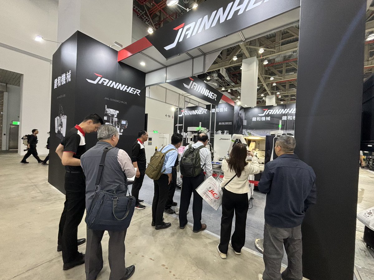 JainnherM's tweet image. Speed, stability and smarter use of manpower — this is JAINNHER’s answer at #TMTS2026. Visit our booth E0839 during March 25–28 and experience the rhythm of high efficiency production firsthand.
#Jainnher #grinding  #grinder #machinetool #machinery #HMI #solution #manufacturing