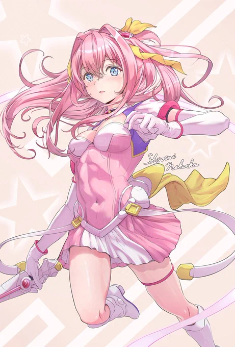 こんにちはー 今日は、途中で挫折したファンブログ作業 あとアニメ私塾の課題と skeb作品にも手を付けてみます! 本日も皆様にとって 最高の一日でありますように! #超昂天使エスカレイヤー