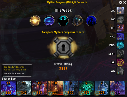KageGames's tweet photo. Love a new mythic+ season, a solid day 1 might try for 3k by end of the week https://t.co/MzaSXs4vRt