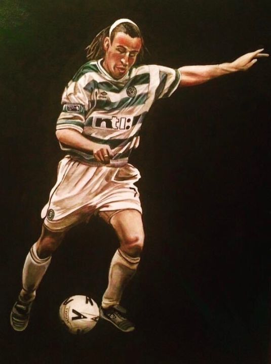 Art of the Day! "Henrik Larsson". Buy at: ArtPal.com/DavidBell?i=18…