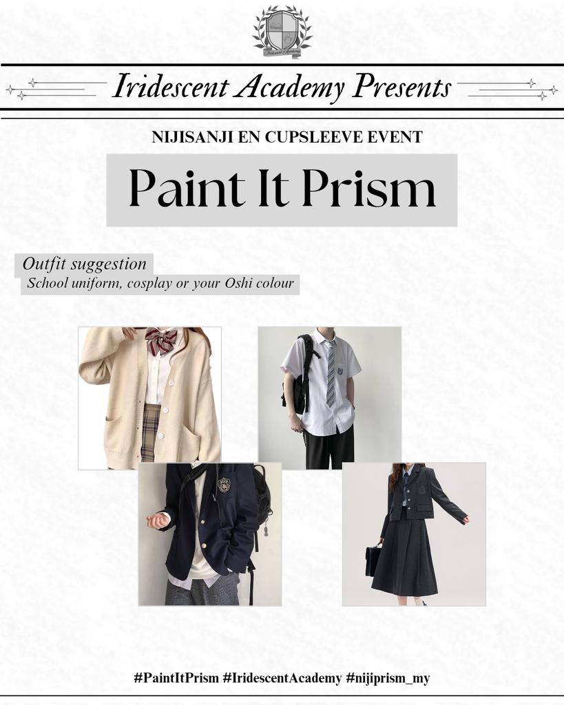 nijiprism_my's tweet image. Attention 📣

Pack your bags, get your outfits and get ready for the event!
Are you ready to join us?

Stay tuned for more announcements

#PaintItPrism #IridescentAcademy #nijiprism_my #NIJISANJI_EN