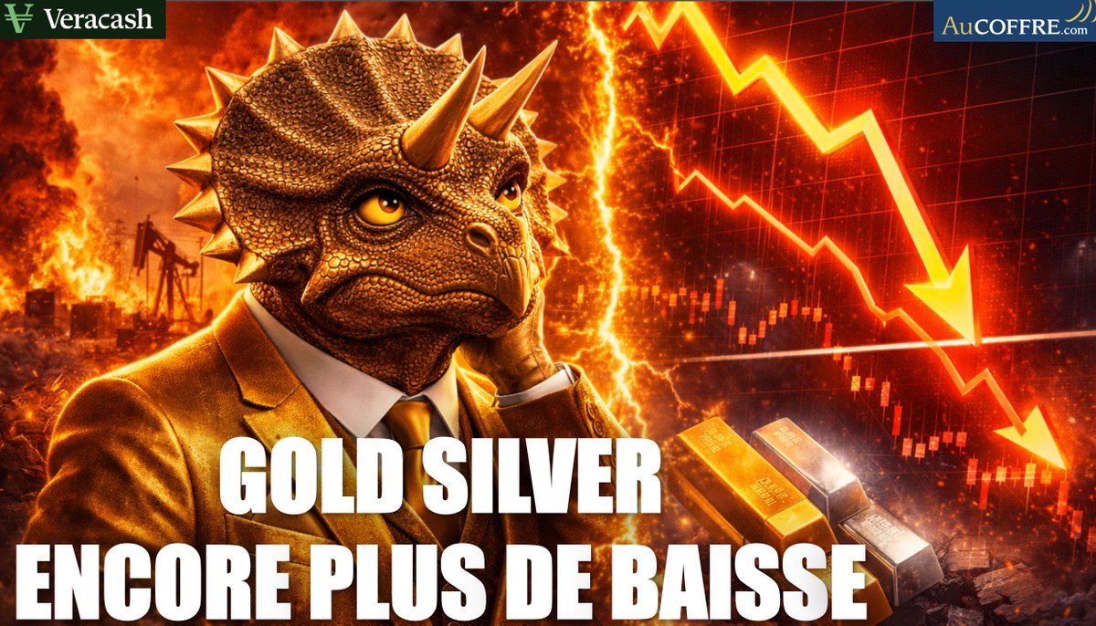 tradosaure's tweet image. ⚠️ GOLD, SILVER:  Et la baisse continue.. mais pourquoi cela s’accélère-t-il ?

🎥 On voit cela dans la vidéo à découvrir sur mon profil 

#Gold #or #argent #silver #platine #palladium