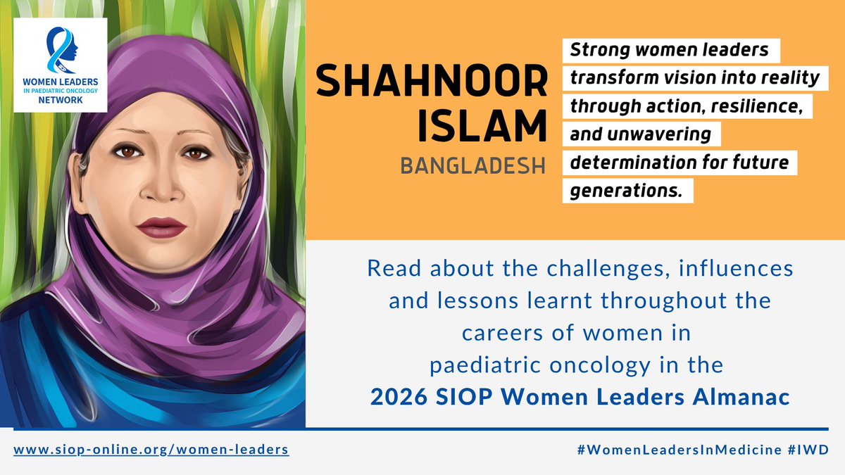 SIOP Women Leaders in Paediatric Oncology Network tweet media