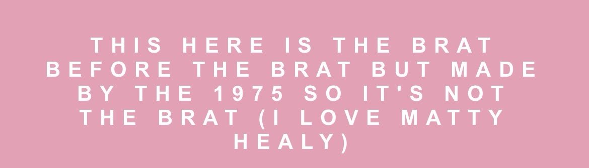 THE 1975 content that go hard BRASIL tweet media