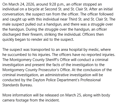 Dayton Police Dept. tweet media