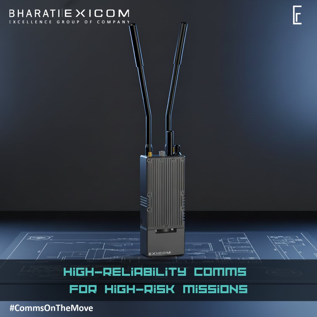 Exicom_India's tweet image. Dismounted soldiers in fast-moving combat need real-time data, precise coordination, and secure comms. In urban, recon, or contested zones, reliable on-the-move connectivity isn’t an advantage-it’s a necessity.

🔗 exicom.co.in/handheld 

#MANET #TacticalComms #MilitaryTech