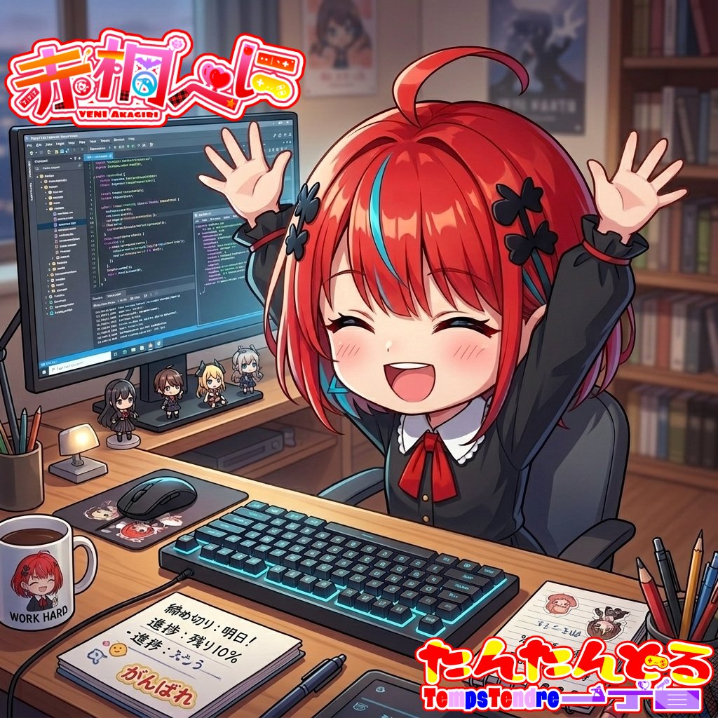 赤桐べに🌹【25年4月活動開始の新人Vの者】 tweet media