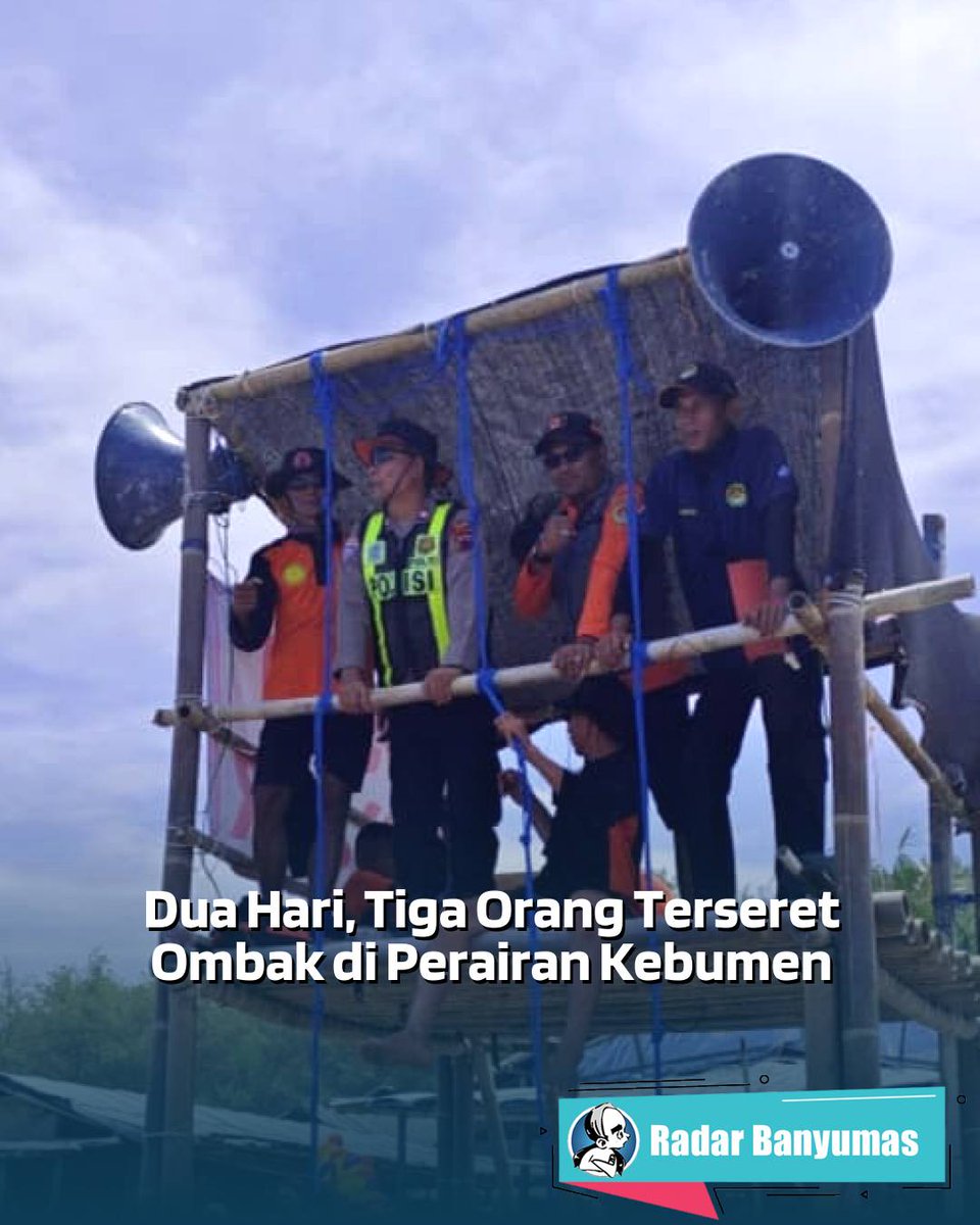 radarmasnetwork's tweet image. Kecelakaan perairan mengejutkan Kebumen! Dalam dua hari, tiga insiden terjadi, termasuk tenggelamnya wisatawan setelah mengabaikan peringatan petugas. Ingat, selalu patuhi imbauan dan jangan bermain di area berbahaya. #KeselamatanBersama #PantaiKebumen #LiburanAman