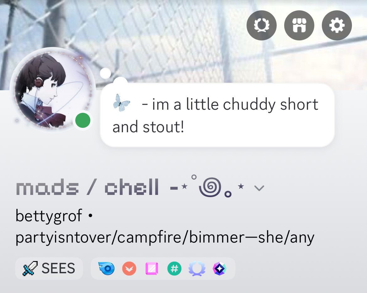 mads / chell tweet media