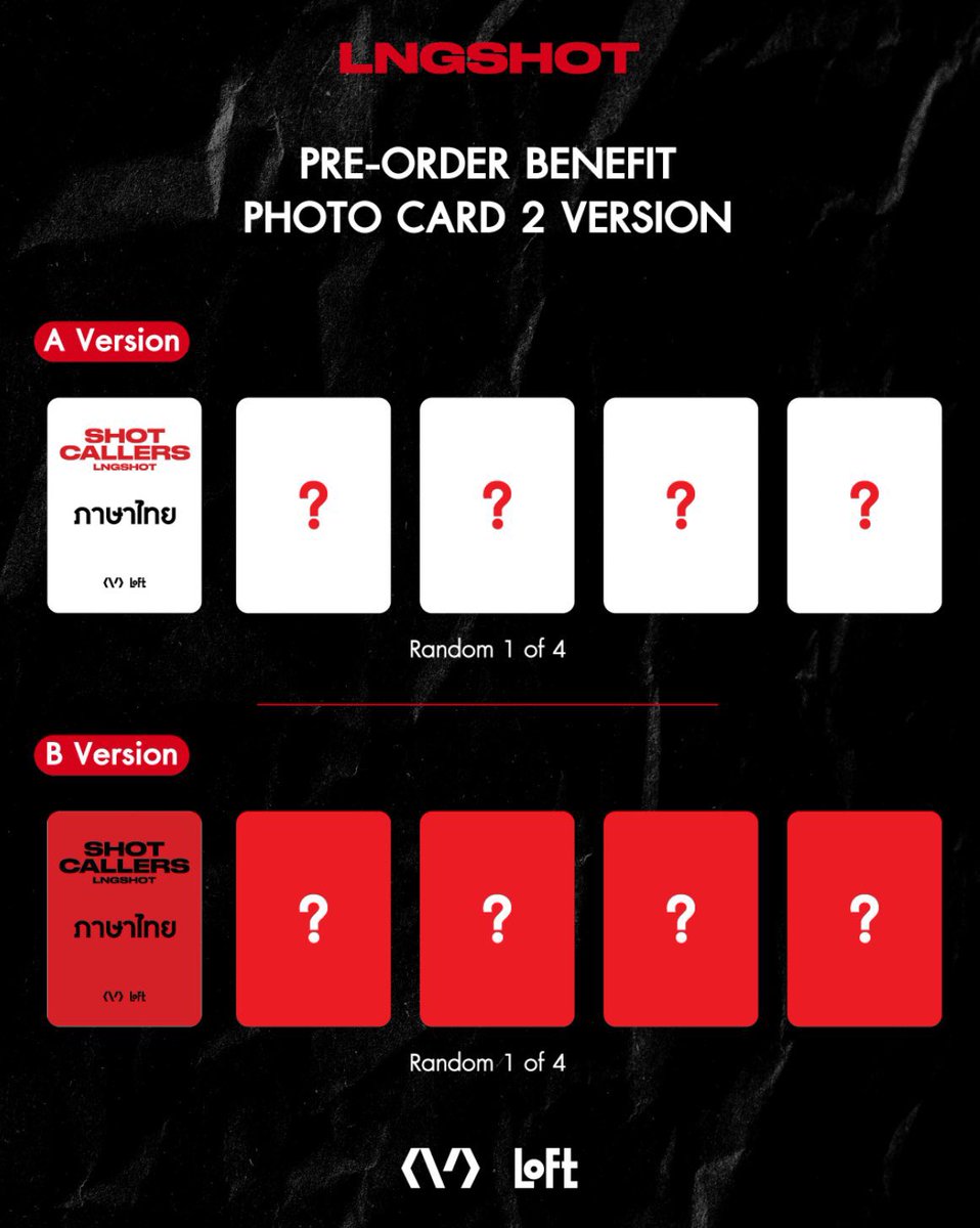 OPEN PO PRE ORDER LNGSHOT [ SHOT CHALLERS ] X LOFT BKK FS EVENT

Album Standard Ver + POB (Est 700g)
280K / DP 180K 

✅Est Bersih INA
✅POB Random List Prio
✅GO
✅Pelunasan Oren
✅Cicilan / DP Transfer / QR

t. wts wtb lngshot shotchallers standard album ohyul ryul woojin louis