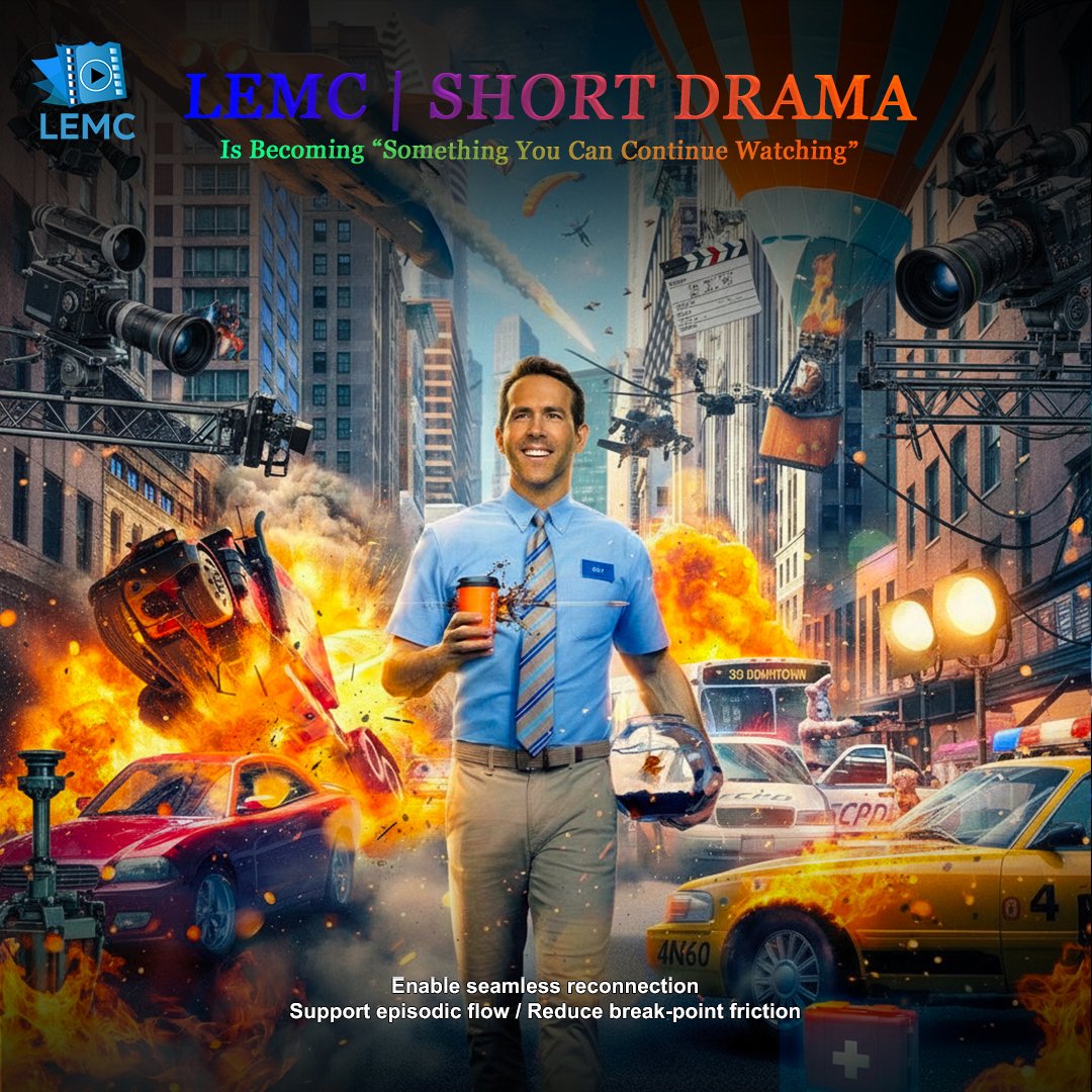 LoopLabEMC's tweet photo. LEMC Short Drama Is Becoming “Something You Can Continue Watching”
✅ Enable seamless reconnection
✅ Support episodic flow
✅ Reduce break-point friction
#ShortDrama #ViewerHabits #ContentFlow #DigitalEntertainment #AudienceBehavior #StreamingContent #MediaTrend #ViewingPattern https://t.co/a8I2DbONlN