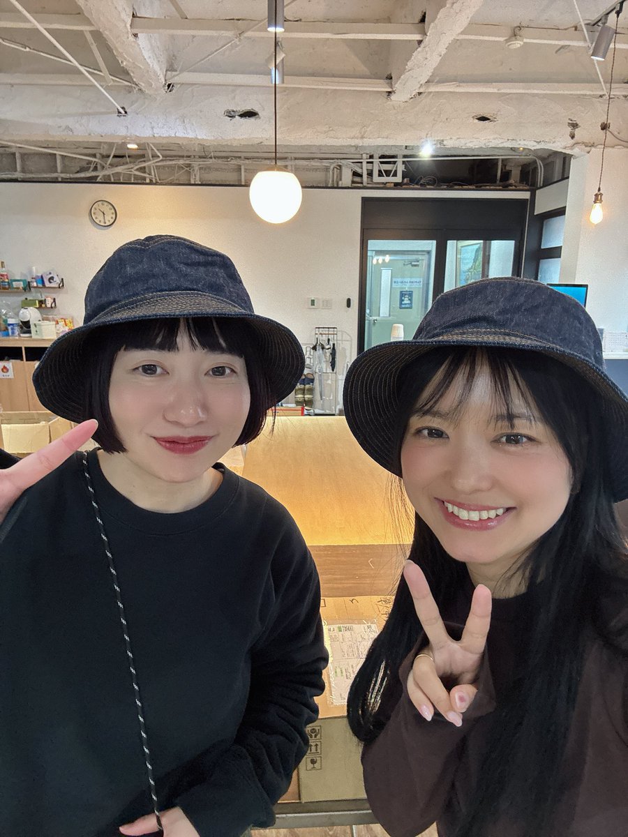 #今日の帽子 
これも新作✨