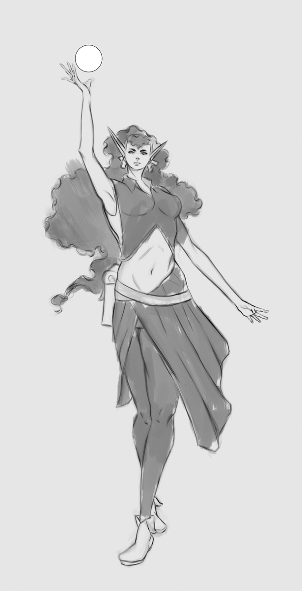 Luvenore's tweet photo. Sketch of my mage elf OC 🌌 

#ArtistOnTwitter #digitalart #rkgk #sketch #drawing #comissionsopen #fantasyart #originalcharacter #NoAI https://t.co/sxfD3CpbSY