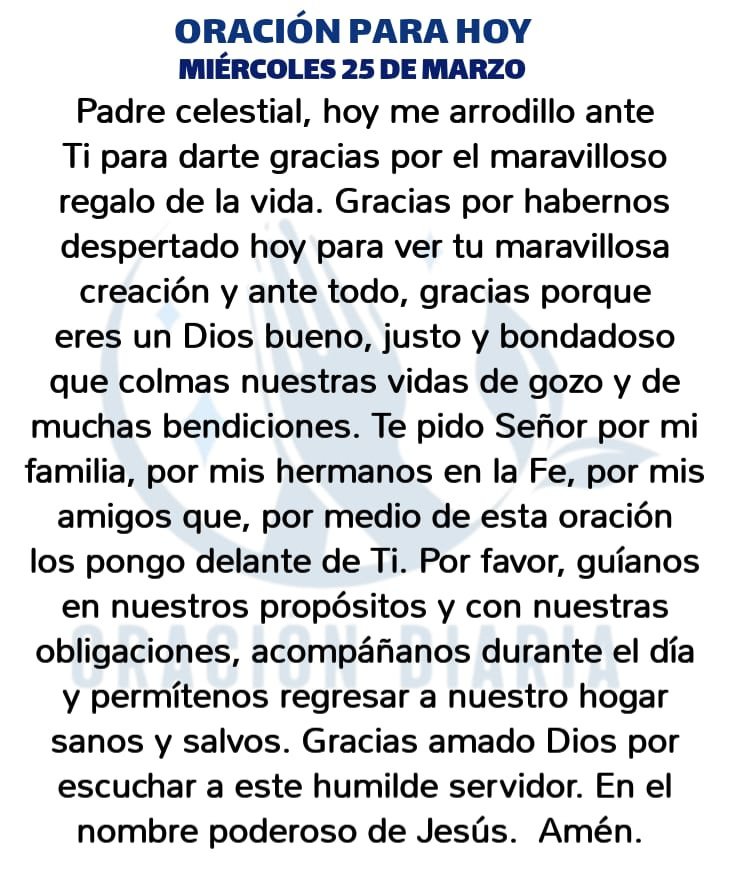 Oración Diaria®™ tweet media