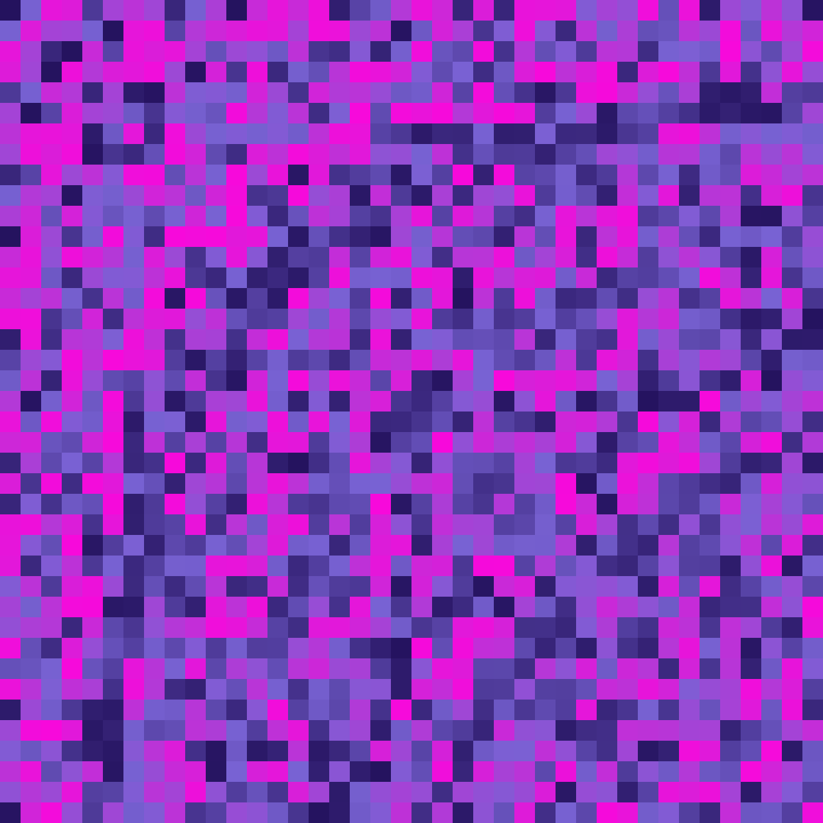 🤖 Beep beep! Check out this colorful pixel art.

🎨 Colors used: #24125e, #7862d3, #f709db

#twitterbot #pixelmuse #pixelart #digitalart #8bit #art #generativeart