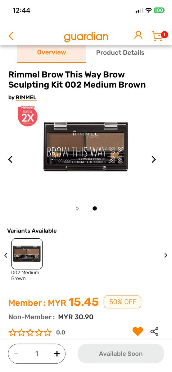 WeylaZn's tweet photo. @GuardianMYS Hi, boleh tolong check kan tak. Mana store yang in stock available untuk product ni area klang shah alam. https://t.co/VKZKXnd2ug