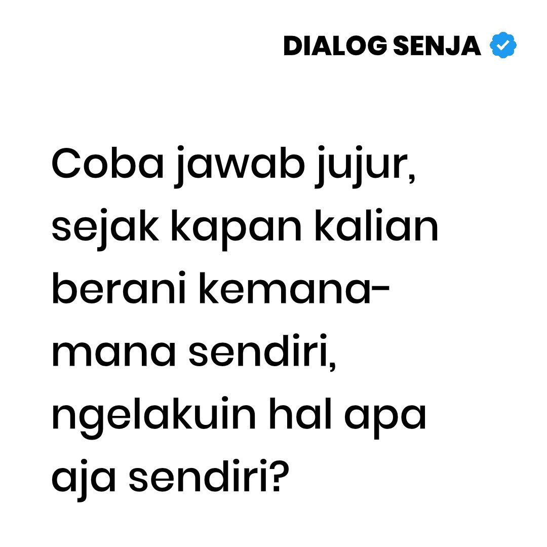 Dialog Senja tweet media