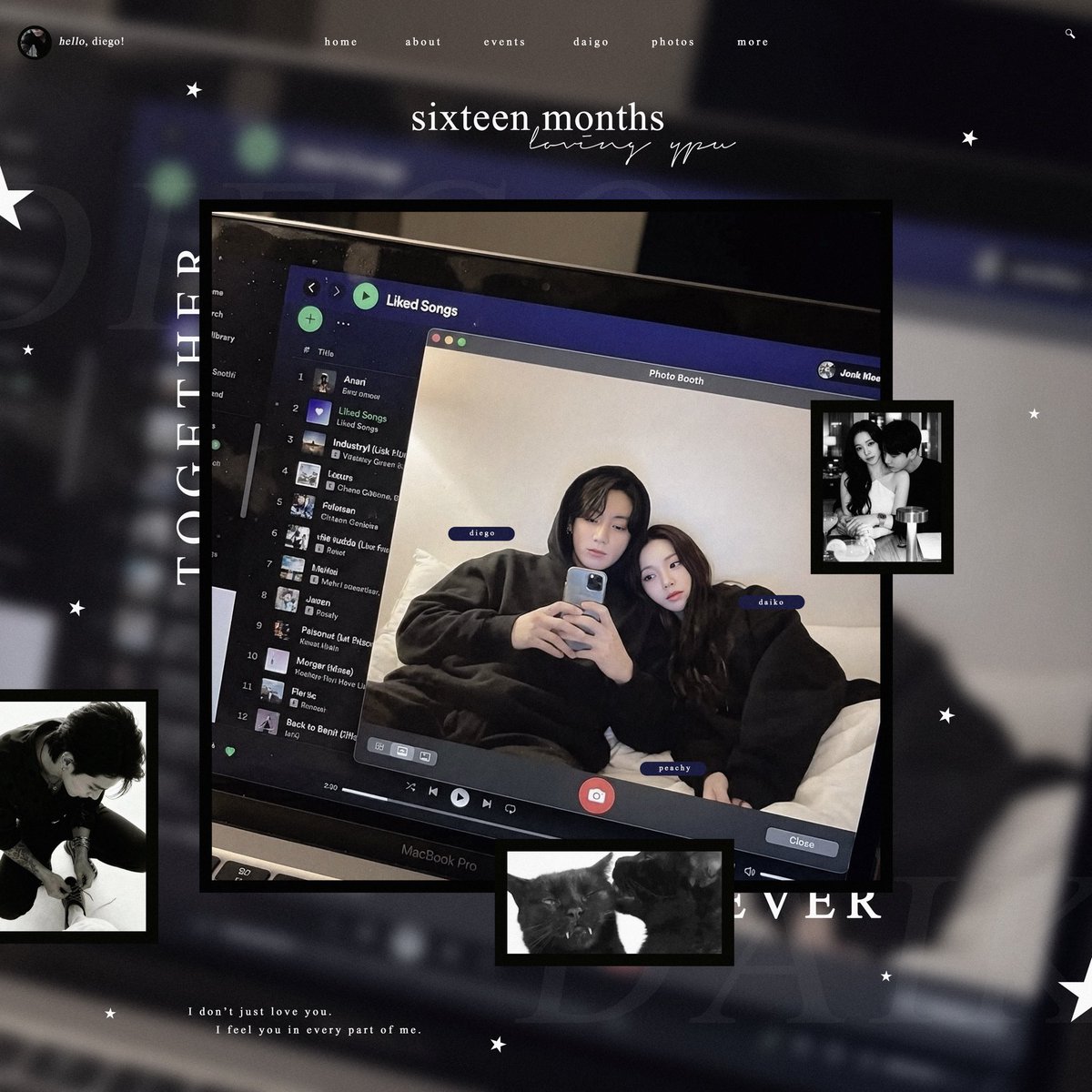 ⠀  ⠀⠀ ⠀⠀⠀⠀⠀⠀⠀ / 𝑖. / sixteen months loving her.⠀