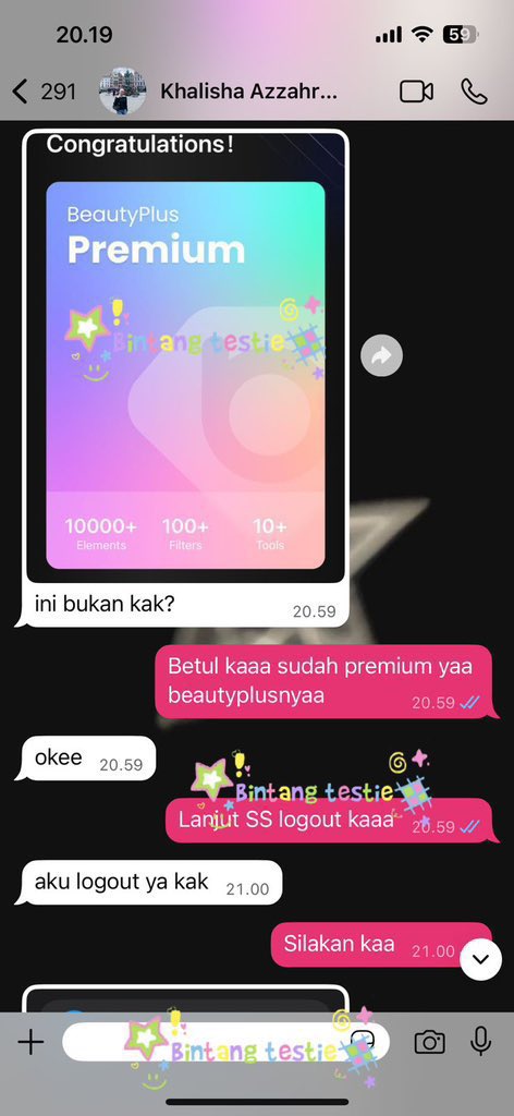 bintang fast on WA TESTI 1700+ tweet media
