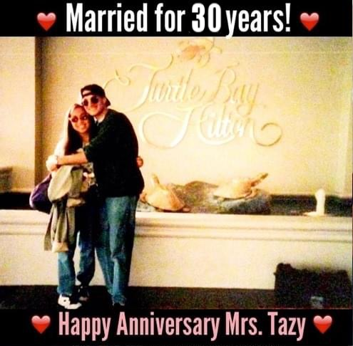 skaparade1's tweet photo. ❤ Today marks the 30th Wedding Anniversary of being married to the wonderful Mrs. Tazy! ❤🥂🏆
#love #marriage #happiness #joy #blessed #lifeachievements #tazy #skaparade #theskacats https://t.co/IbpKooRNpz