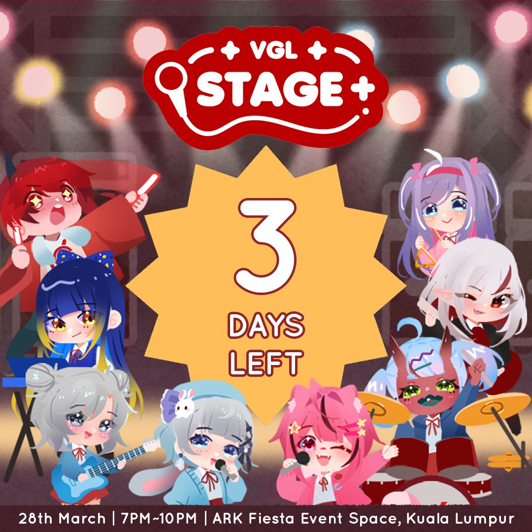 VGakuenLIVE @ VGLStage+ 28th March🎵 tweet media