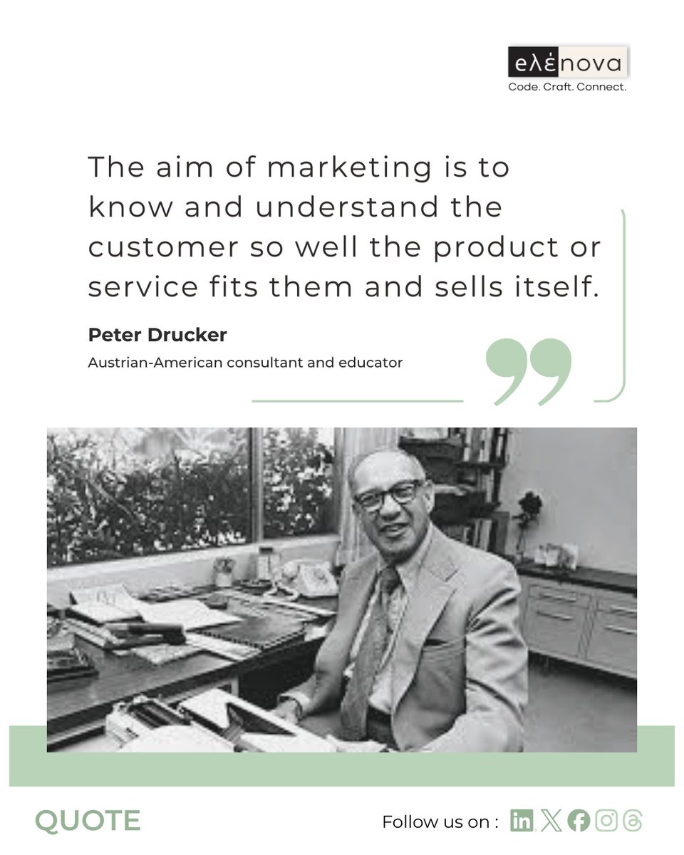 elenova_solns's tweet photo. When you understand behaviour, you don’t chase customers.
You design for them.

#CustomerUnderstanding #DataDriven #MarketingStrategy #UXDesign #eλέnova https://t.co/UzkUFEPJYf
