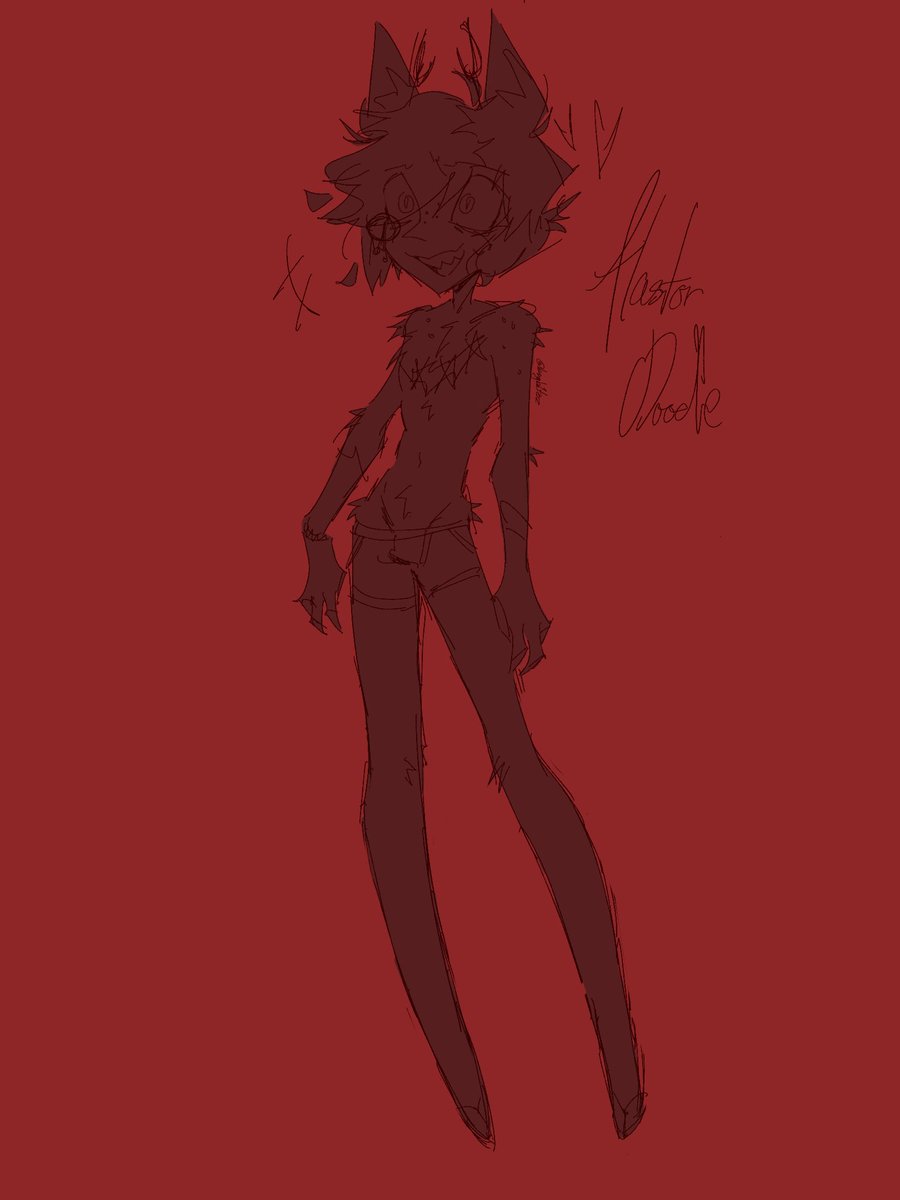 doooooodle #hazbinhotel #hazbinhotelfanart #hazbinhotelalastor #alastor