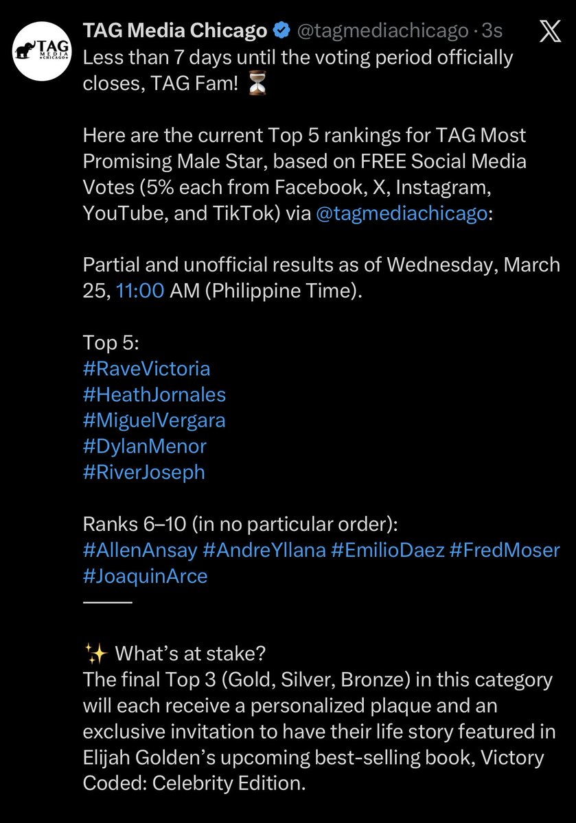 TAG Media Chicago tweet media