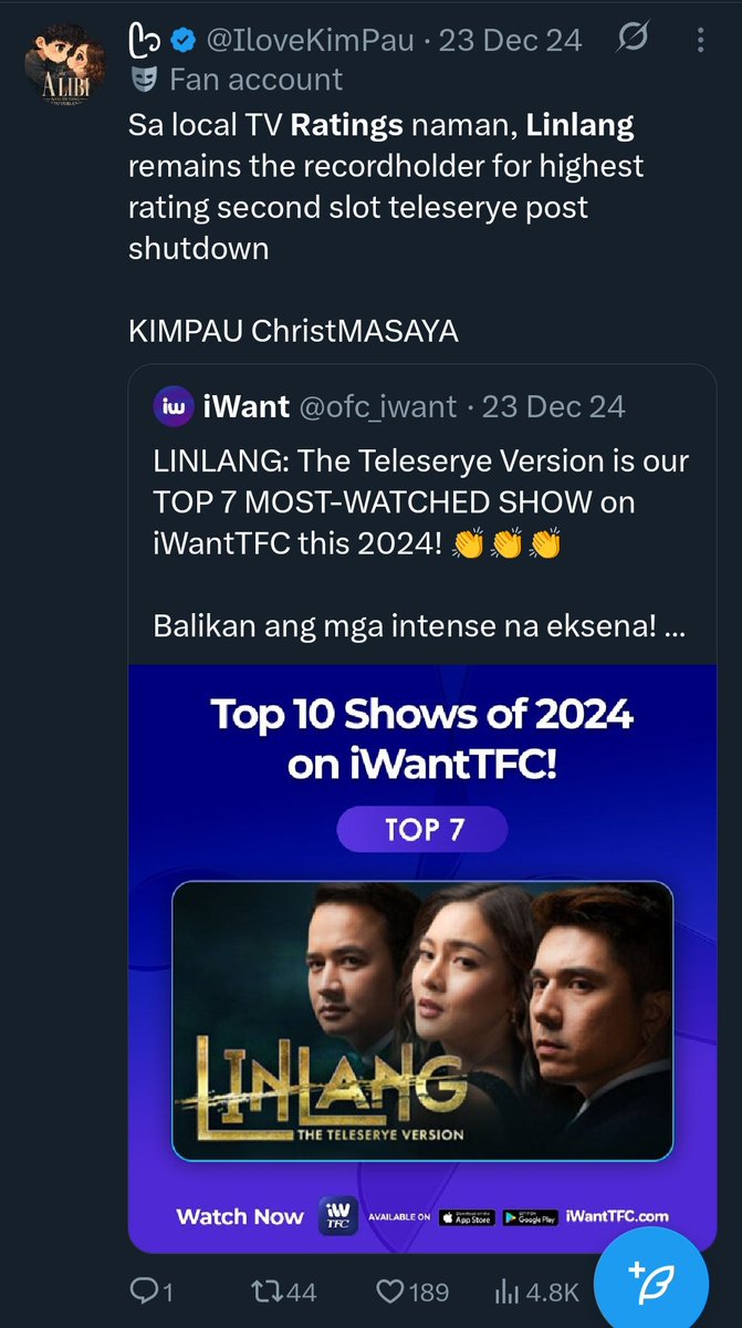 PAHINGA MUNA SI PRIMETIME KING | Cardo Dalisay tweet media
