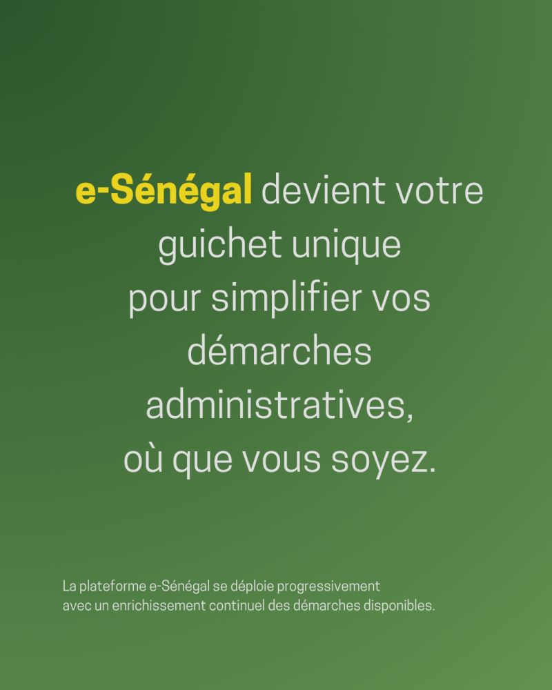 Sénégal Services tweet media