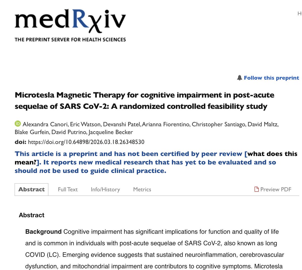 ME/CFS Science tweet media