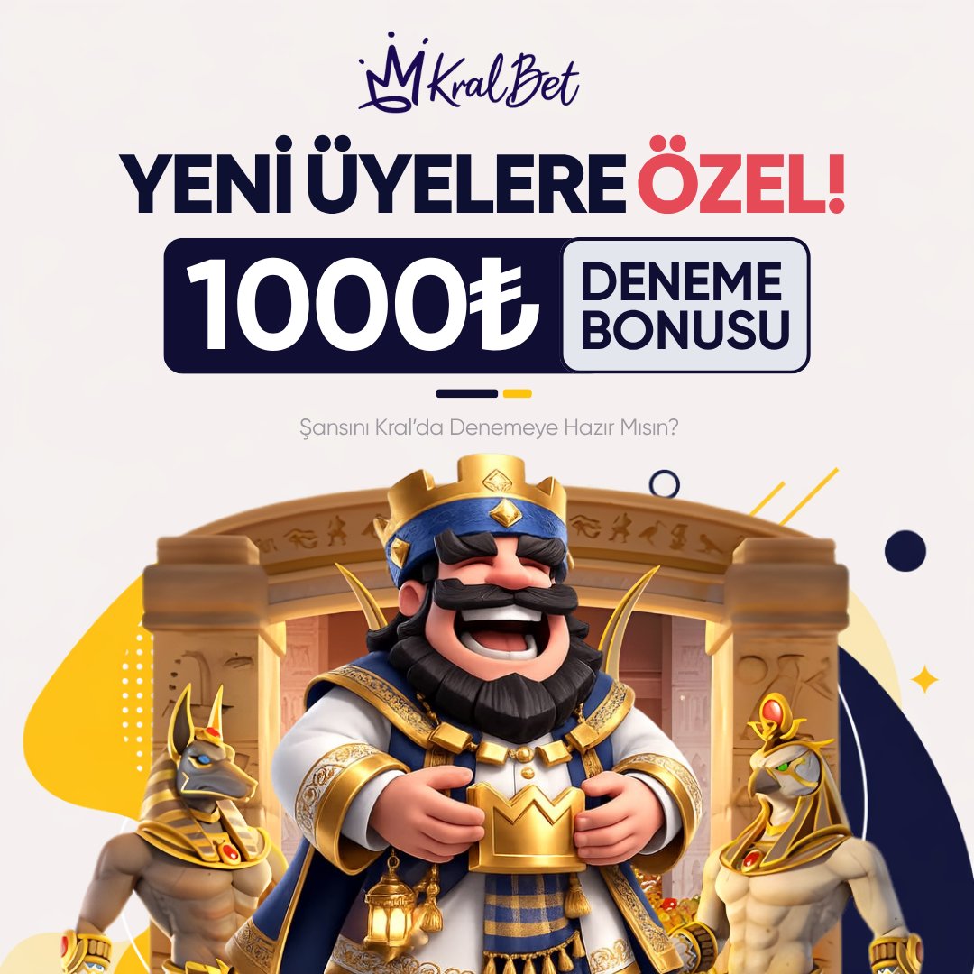 🎰 Kralbet’te Üye Ol Anında 1000 TL Kap!

⭐️  Yeni Üyelerimize Özel Çevrimsiz, Koşulsuz 1000 TL Deneme Bonus Fırsatı!

🍬Ninja Gaming oyunlarında geçerlidir.

🔥 Sınırsız oyun keyfi, dev ödüller ve özel avantajlarla #Kralbet farkını hisset!

#denemebonusu