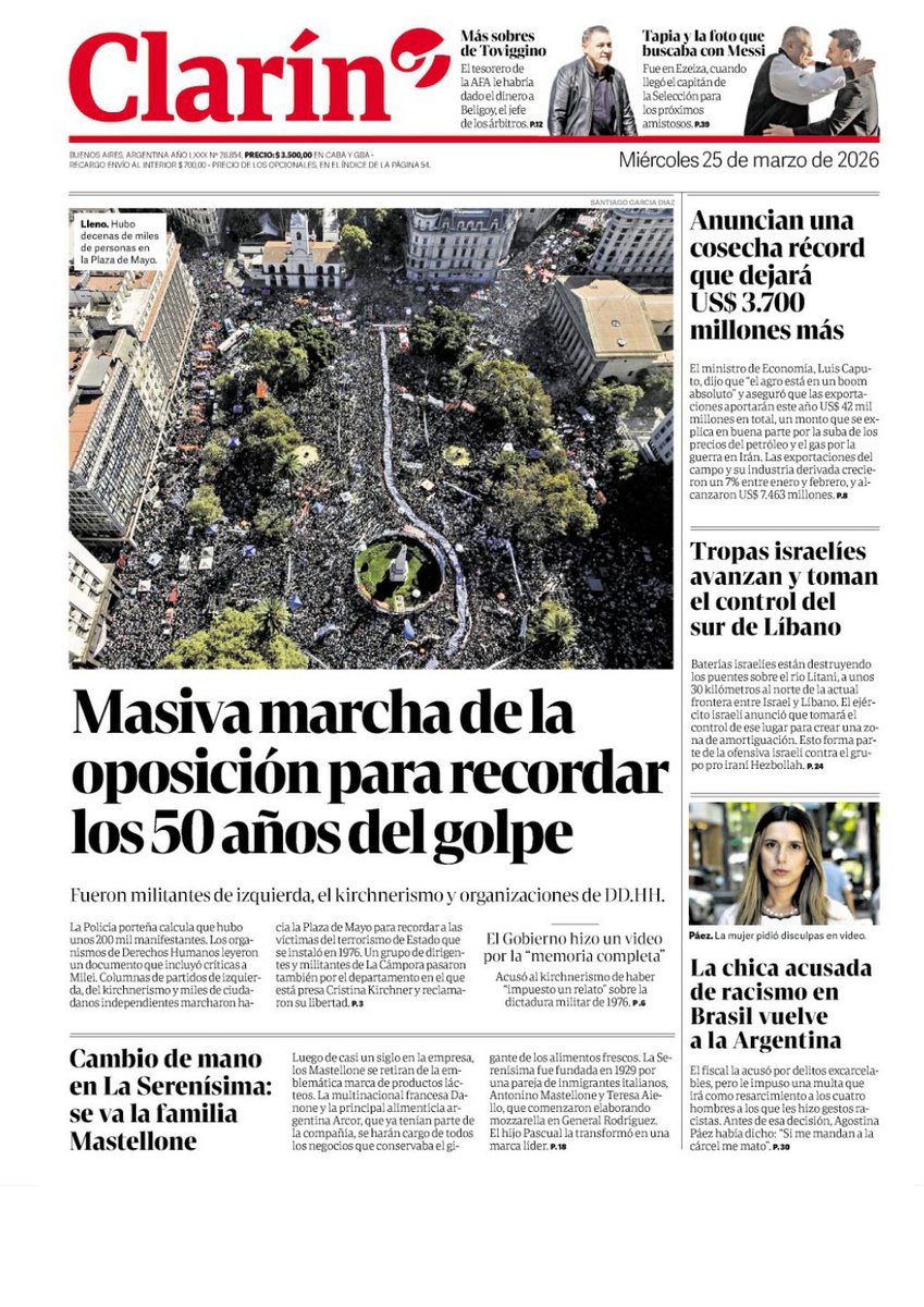 Clarín tweet media
