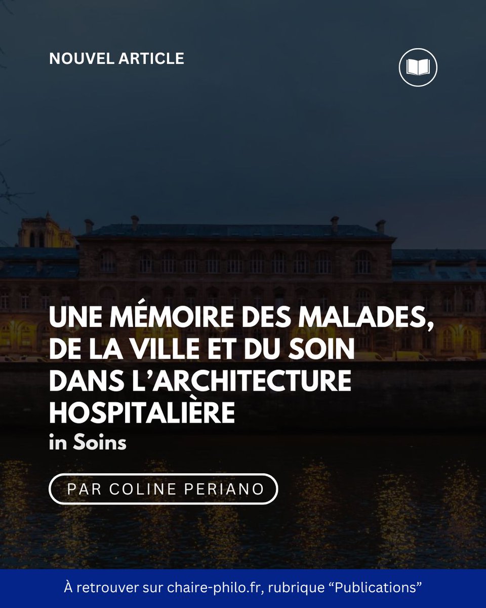 Chaire de Philosophie à l'Hôpital tweet media