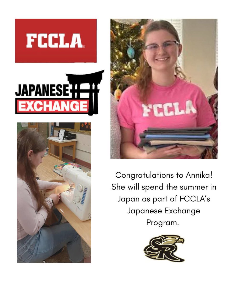 #VAFCCLA is so proud that one of the recipients of the 2026 #FCCLA Japanese Exchange program scholarships comes from the Staunton River High School chapter! Each scholarship of $9,995 is made possible by the generous support of the Kikkoman Corporation administered by <a href="/YFU_USA/">YFU USA</a>.
