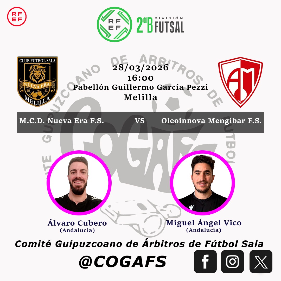 Comité Guipuzcoano de Árbitros de Fútbol Sala tweet media