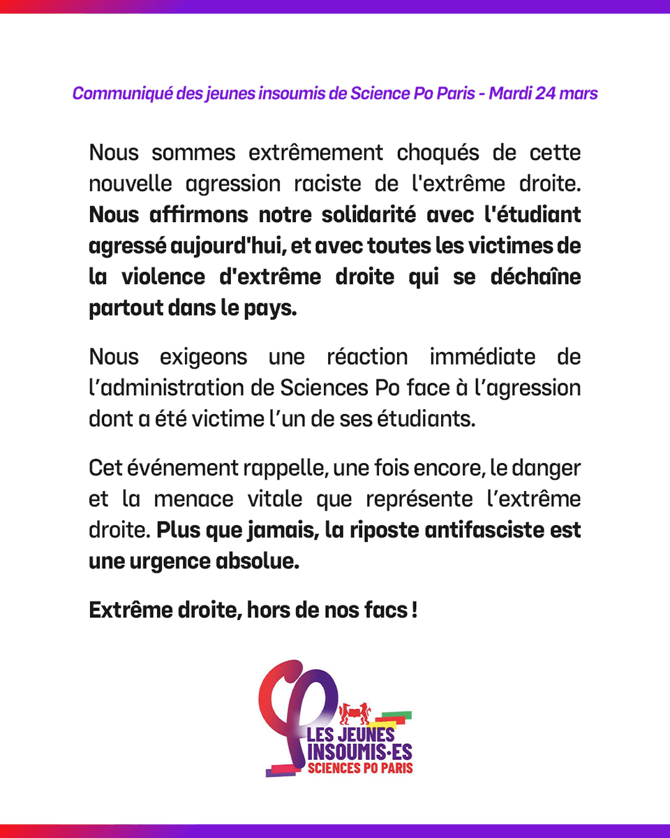 La France Insoumise Sciences Po Paris tweet media