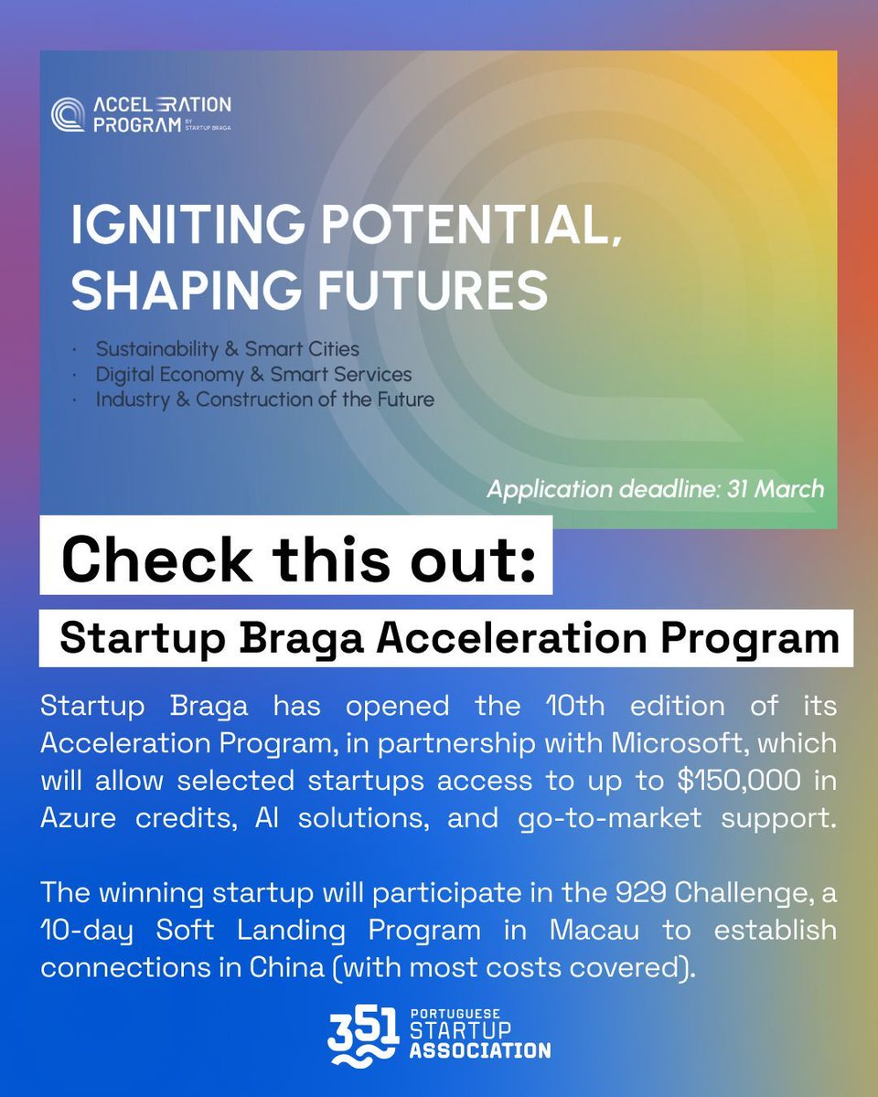 351 Portuguese Startup Association tweet media