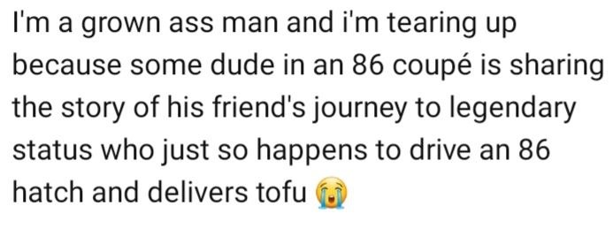 Initial D fans watching MF Ghost be like: