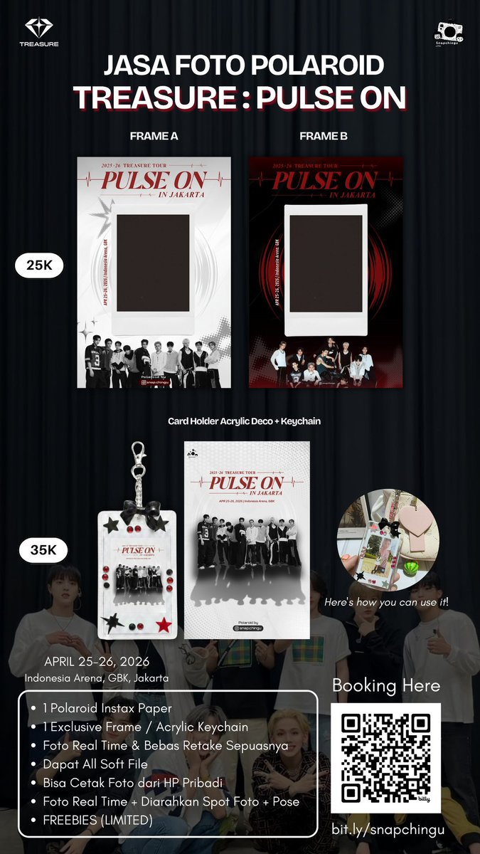 the00lines's tweet photo. Teume! Yg nanti bingung mau difoto-fotoin siapa pas konser mending booking jasa foto kita yukk! Only 25k kamu bisa bawa pulang cetakan foto yang bisa kamu sumpan selamanya + kita bantu arahkan gaya juga lho✨🫰🏻

Boleh pc ke https://t.co/ik0I4xXS7Z https://t.co/xHu29kAdLY
