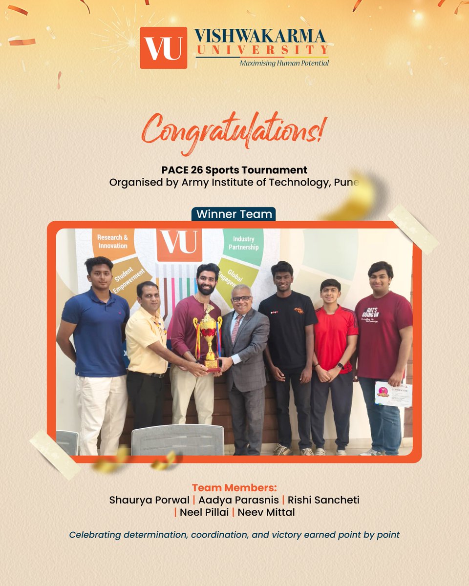 Vishwakarma University, Pune tweet media