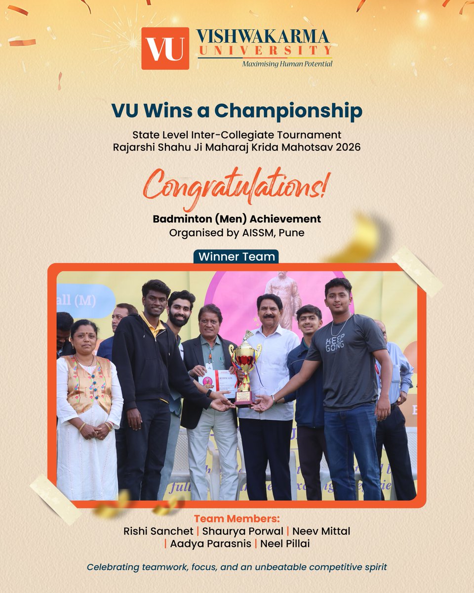 Vishwakarma University, Pune tweet media